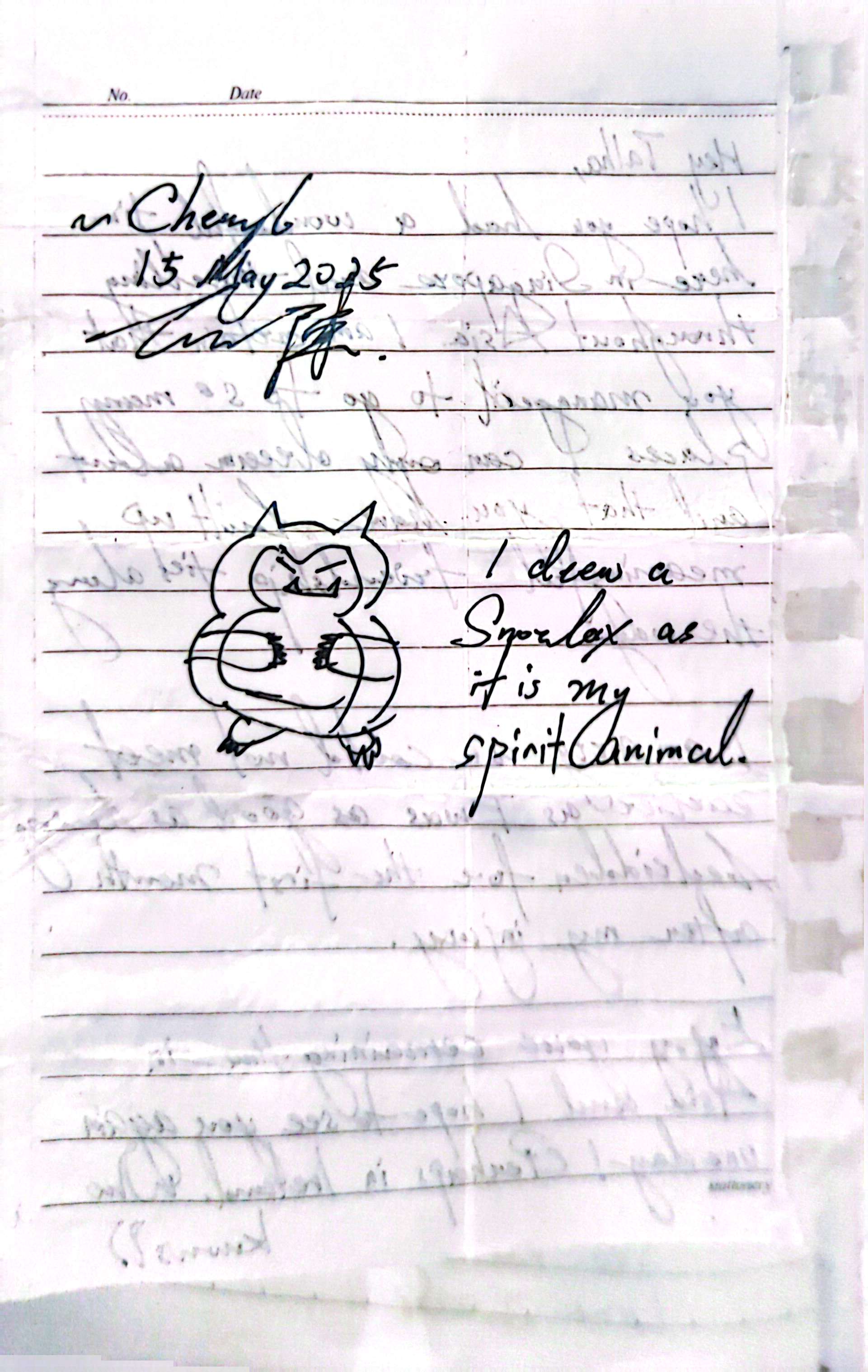 Letter from Cheryl - Page 2